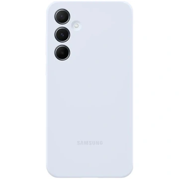 Samsung Silicone Case, Galaxy A55, gaiši zila - Ap