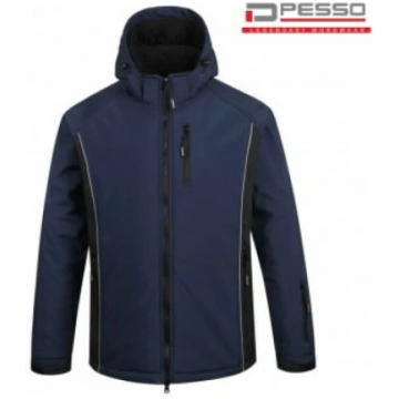 Ziemas jaka Otava, 2XL, Pesso, softshell, tumši zi