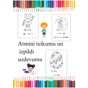 Atšifrē un izkrāso Lieldienas! Pirmsskola