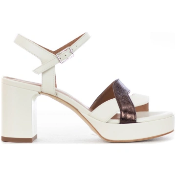 GIANMARCO SORELLI - Sandal leather with ankle stra