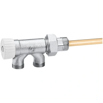 Radiatoru ventīļu grupa apakšējam pieslēgumam 3/4"