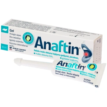 ANAFTIN Gel gels smaganām, 8 ml