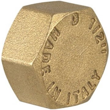 Nobeigums TDM Brass 107, 3/4", misiņš