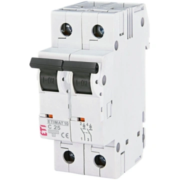 CIRCUIT BREAKER ETIMAT10 C25A 2P ( 5904722942387 0
