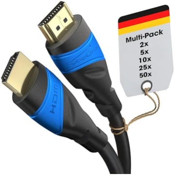 KabelDirekt - 8K un 4K HDMI kabelis - 5 x 4 m - iz
