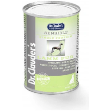 DR. CLAUDER"S SENSIBLE pure Lamb 400g x6 - konserv