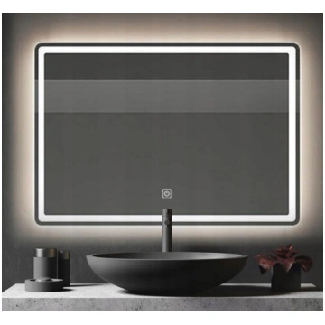 LED sienas spogulis 80X60CM P10408 REA