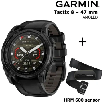 GARMIN Tactix 8 – 47 mm, AMOLED + HRM 600 sporta p