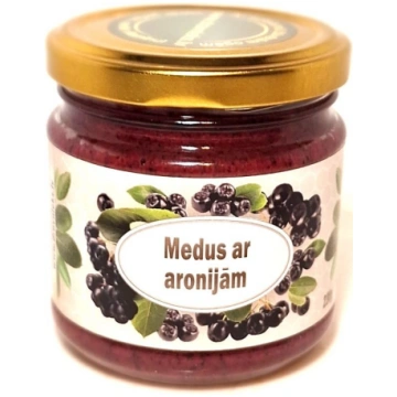Medus ar aronijām 230g LIO