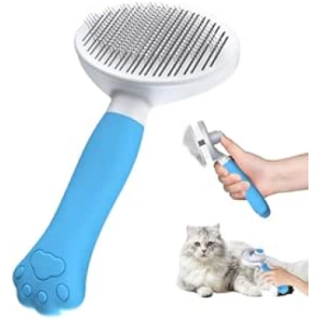 Zivacate Cat Brush Dog Brush [Ergonomic Handle & O