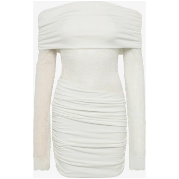 Gina Tricot - Asymmetric Lace Mini Dress - izmērs 