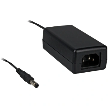 Adapteris Datalogic 8-0935 12V AC, DC jack, melna 