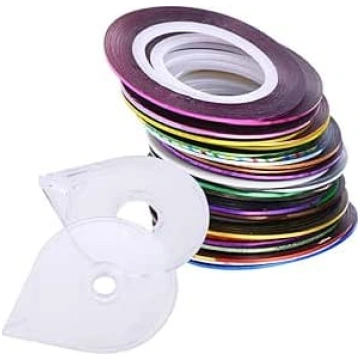 Healvian 90rollen Nagelsticker Mehrfarbige Nagelst