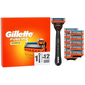 Gillette Fusion5 Power Skuveklis Vīriešiem + 12 Sk