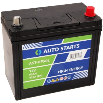Akumulators 50Ah 420A 12V AUTO STARTS