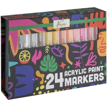 Nassau - Acrylic Paint Brush Markers 24 Pcs (AR017