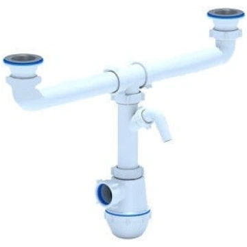 Sifons Aniplast Virtuves Izlietnēm, 40mm Balts (83