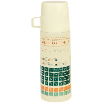 Krēmkrāsas bērnu termoss 350 ml Periodic Table – R