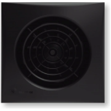 SILENT-100 CRZ ventilators ar taimeri, Melns matēt