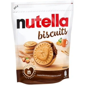 Ferrero Nutella cepumi - kraukšķīgi cepumi ar krēm