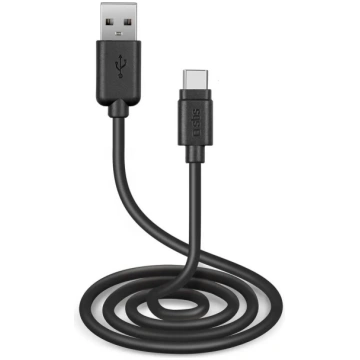 Datu kabelis un Type-C lādētājs SBS Mobile, USB A 