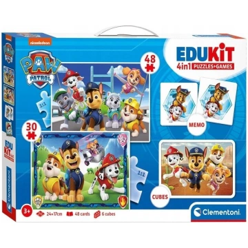 Clementoni PUZZLE 2W1 MEMO KLOCKI CLM 18291 PAW PA