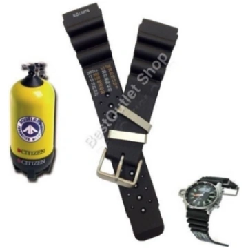 CINTURINO 22mm AQUALAND GOMMA Rubber modello CITIZ