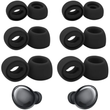 Qkhcable Galaxy Buds Pro Black Silikona rezerves a