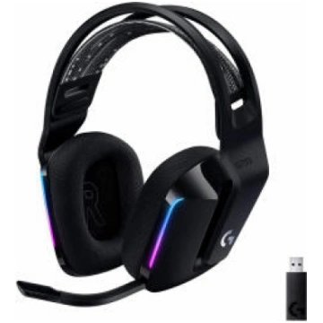 Logitech Austiņas Logitech G733 Lightspeed Black