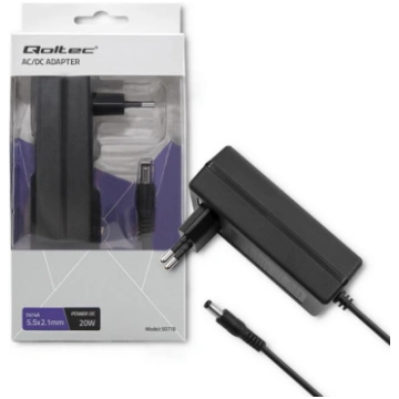 Qoltec Plug-in power supply 20W | 5V | 4A | 5.5*2.