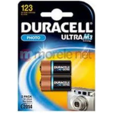 Duracell Battery Ultra Photo CR123 2 pcs. ( 500039