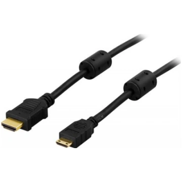 DELTACO HDMI KABELIS, HDMI TIPA VĪRIEŠU - MINI HDM
