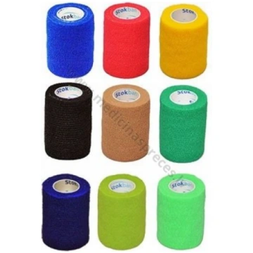 Pašlīpoša elastīga saite yellowBAND, 10 cm x 4.5m,