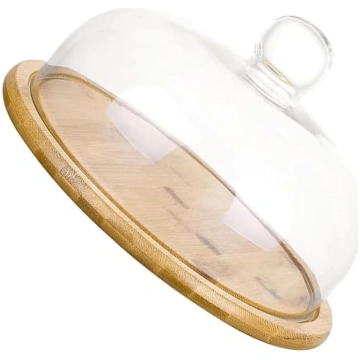 UPKOCH Koka kupols Serving Platter Deserts Stand P