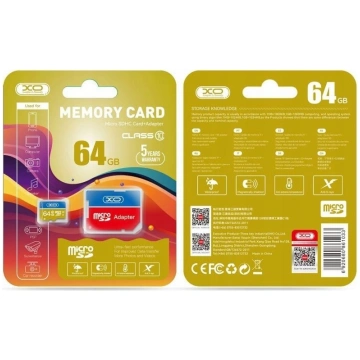 Karta PNY XO karta pamięci 64GB microSDXC kl. 10 +