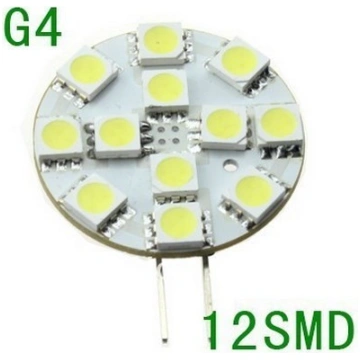 Spuldzīte diode 12-LED G4 12SMD 1,8W TITANIUM G412