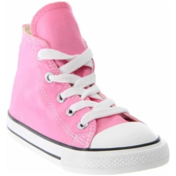 Converse Infant Allstar Hi Pink Canvas Boot Pink 6
