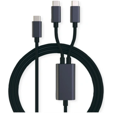 Roline USB2.0 Y - Splitter Charging Cable, Type C 