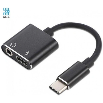 Riff Analog Audio Converter Adapter Type-C to Type