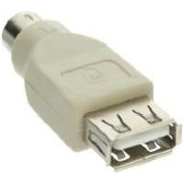 Adapteris Usb Inline 33103 Usb - Ps/2 Balts (33103