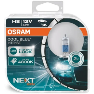OSRAM COOL BLUE 12V H8 Next Gen, 2 gab. kastē OSRA