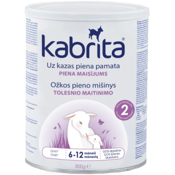 Kabrita 2 GOLD 800g Mākslīgais piena maisījums uz 