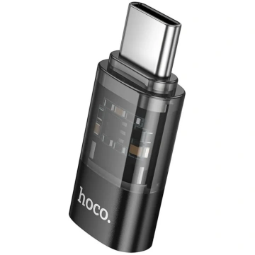 USB C to Lightning Adapter Hoco UA36D transparent 