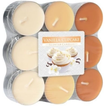 Tējas sveces aromātiskās Vanilla Cupcake 18gb Bisp
