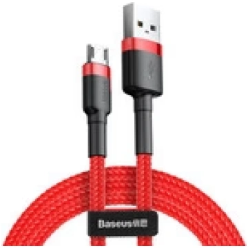 Kabelis Baseus Micro USB USB-A 7.5W 2m Sarkana