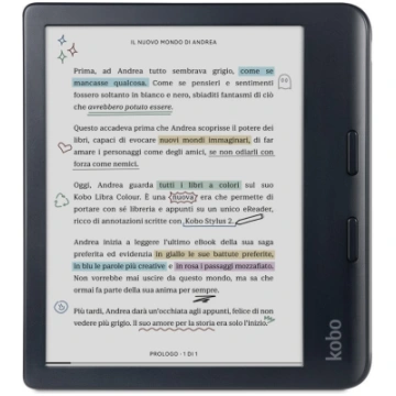 Kobo Libra Colour + Stylus 2 (N428-KU-BK-K-BU) | N