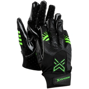 X2 SILICON SR GOALIE GLOVE Black/green Oxdog