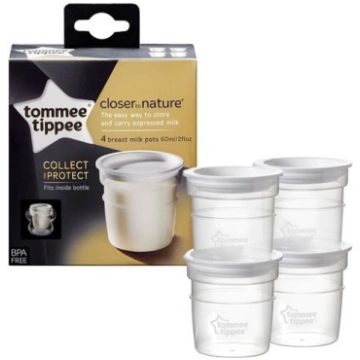 Piena uzglabāšanas trauciņš Tommee Tippee 60 ml 4 
