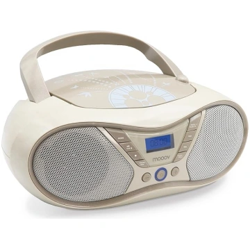 MOOOV 477403 Pārnēsājams CD atskaņotājs ar radio, 