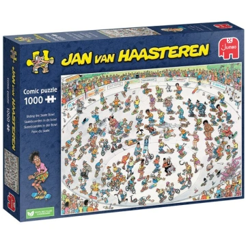 Jan van Haasteren - Riding the Skate Bowl (1000 pi